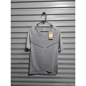 New S Nike Dri-FIT ADV Run Division Tech Knit Running Shirt Grey DM4753-084 Men